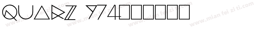Quarz 974字体转换